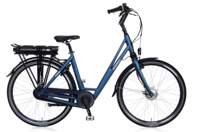 Foto van Popal e volution 5.0 28 inch 50 cm dames 8v rollerbrakes mat blauw via internet-bikes