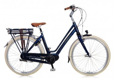 Foto van Popal e volution 8.0 28 inch 50 cm dames 8v rollerbrakes donker blauw via internet-bikes