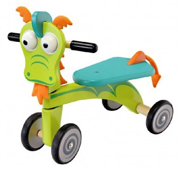 Foto van I'm toy loopfiets draak junior groen/blauw via internet-bikes
