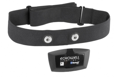 Foto van Echowell hartslagband met sensor dmh30 bluetooth zwart via internet-bikes