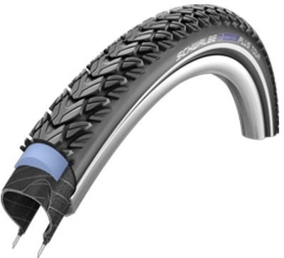 Foto van Schwalbe buitenband marathon plus tour 26 x 2.00 (50 559) zwart via internet-bikes