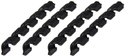 Foto van Saccon kabel beschermers 57,5 mm zwart 4 stuks via internet-bikes