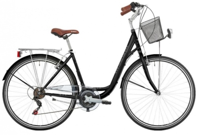 Foto van Excel central park 28 inch 48 cm dames 18v v brake zwart via internet-bikes