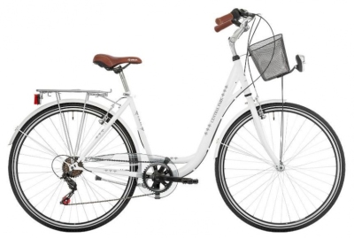 Foto van Excel central park 28 inch 48 cm dames 18v v brake wit via internet-bikes