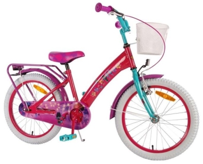 Foto van Trolls kinderfiets 18 inch 28 cm meisjes terugtraprem roze via internet-bikes