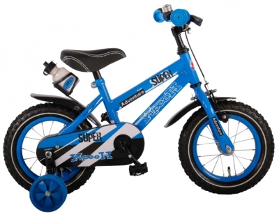 Yipeeh super 12 inch 21,5 cm jongens terugtraprem blauw  internet-bikes
