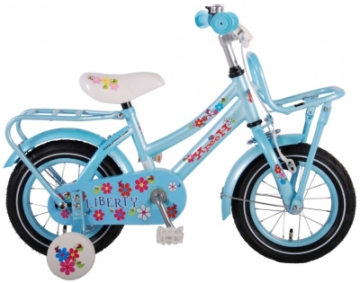 Yipeeh liberty urban 12 inch 21,5 cm meisjes terugtraprem blauw  internet-bikes