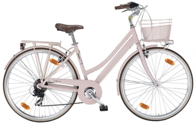 Foto van Mbm boulevard 28 inch 43 cm dames 6v v brake roze via internet-bikes