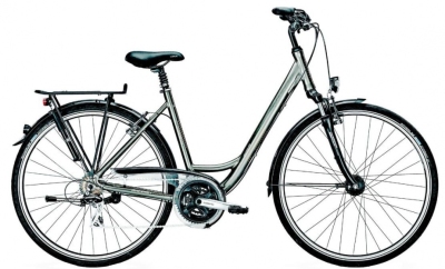 Foto van Raleigh oakland 28 inch 50 cm dames 21v v brake grijs via internet-bikes
