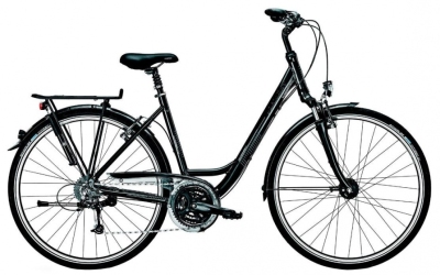 Foto van Raleigh oakland 28 inch 45 cm dames 24v v brake zwart via internet-bikes