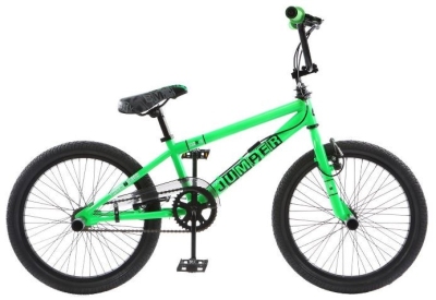 Foto van Jumper bmx fiets 20 inch 47 cm unisex v brake groen via internet-bikes