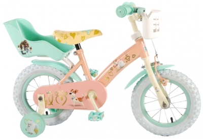 Foto van The secret life of pets fiets 12 inch 21,5 cm meisjes terugtraprem roze via internet-bikes